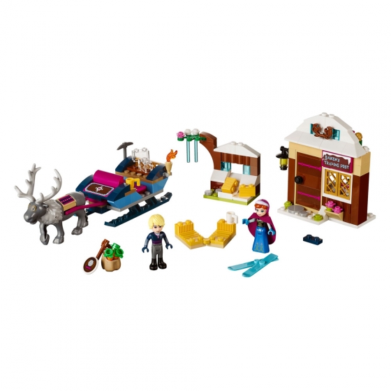 anna and kristoff sleigh lego