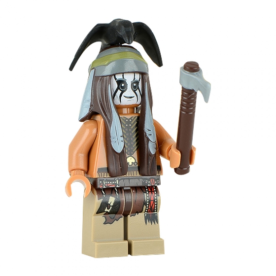 Lego Figur Tonto Tomahawk aus Lone Ranger Minifigur 