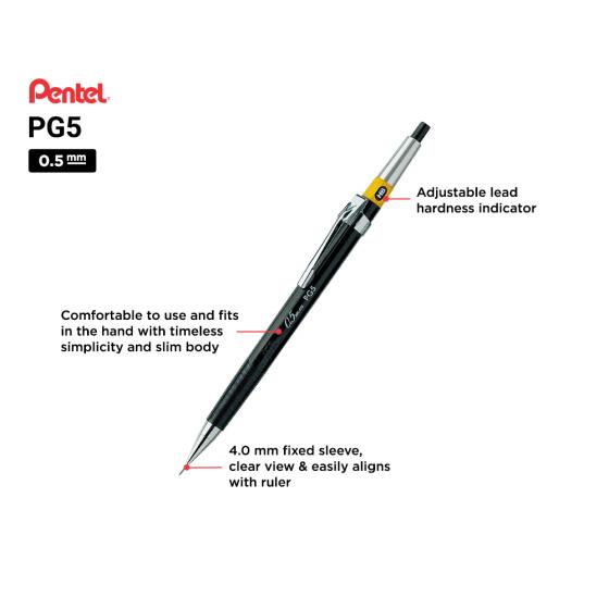 Pentel PG5-AD Drafting Mechanical Pencil | Popitoi