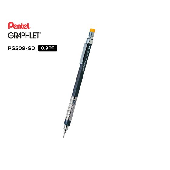 Pentel Graphlet Mechanical Pencil 0.9mm PG509-GD